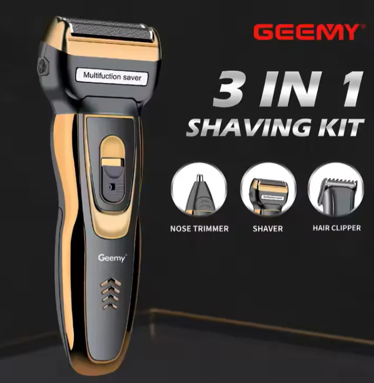 👉 Máquina Afeitadora 3 en 1 GM595 | Barba, Cabello y Nariz