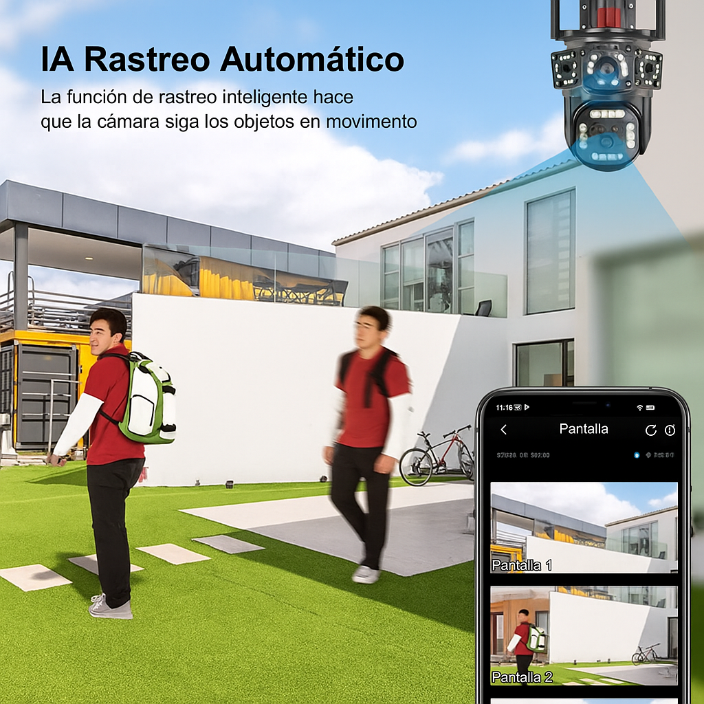 🔥 SUBE DE NIVEL LA SEGURIDAD DE TU HOGAR CON LA NUEVA CÁMARA 3 EN 1 WIFI 🔥